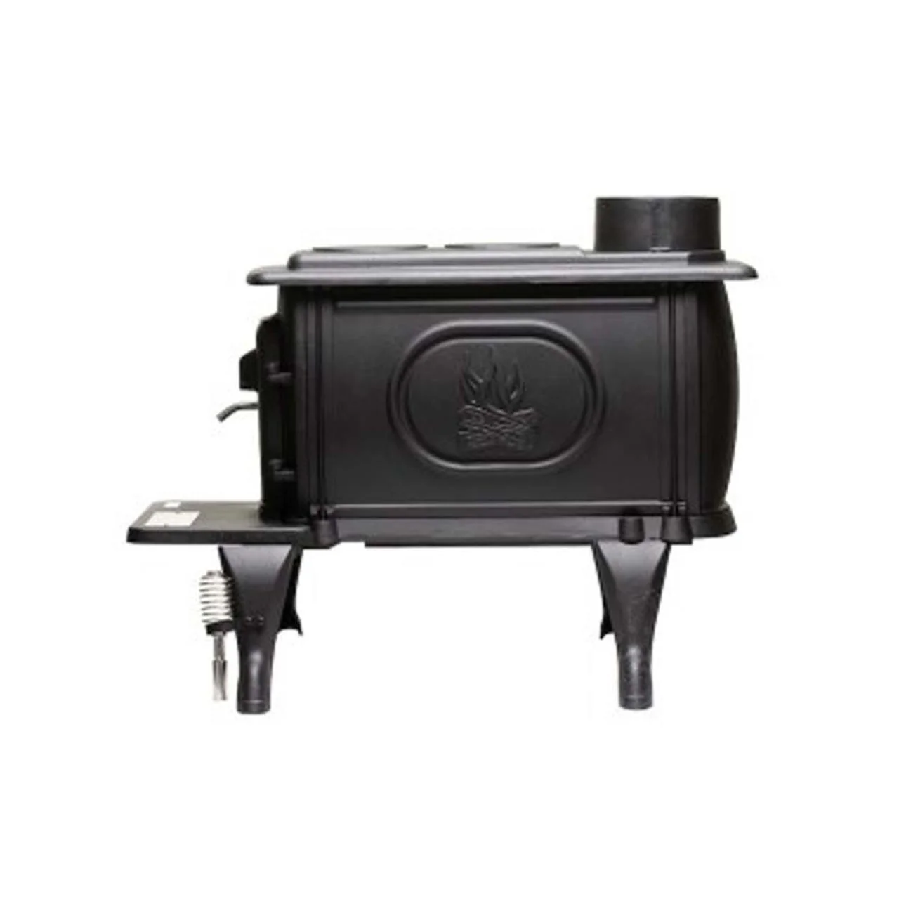 Log Wood 2020 EPA Certified Wood Burning Stove - Black - Image 4