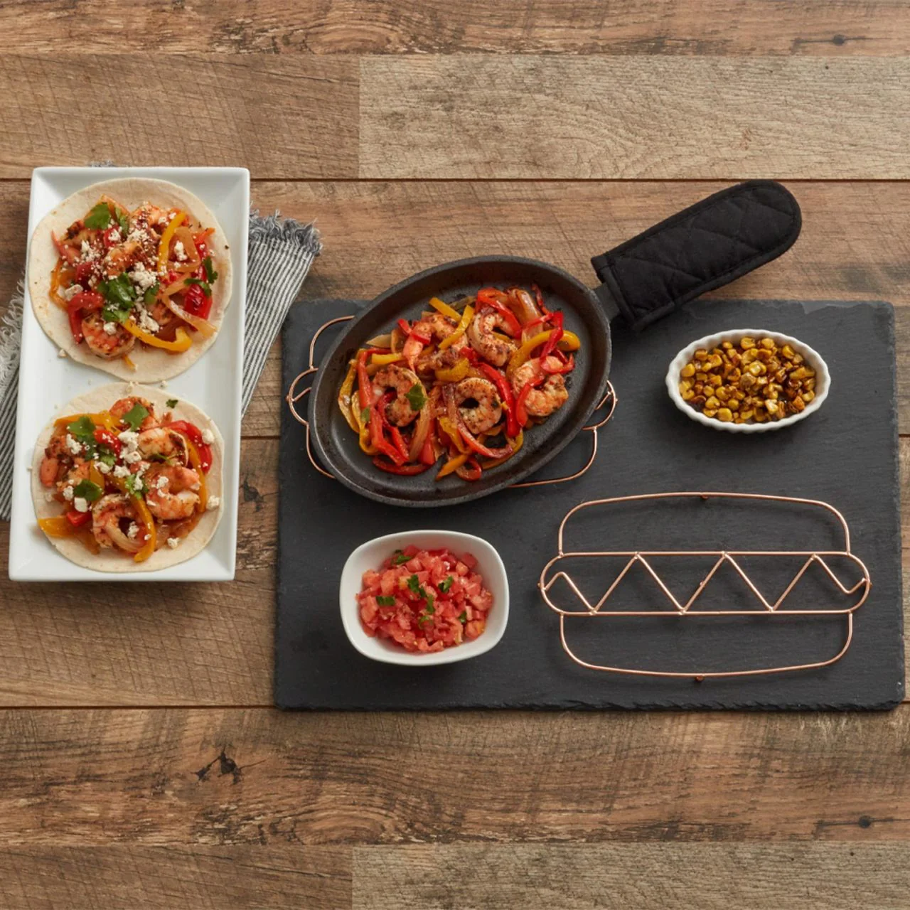 Rose Gold Metal " Hotdog " Trivet - Image 2