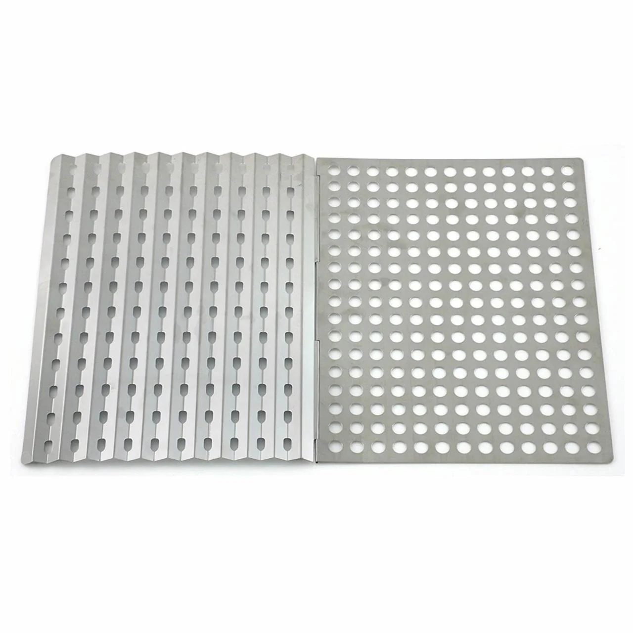 Mr. Bar-B-Q Stainless Steel Dual-Sided Barbecue Sheet - Image 2