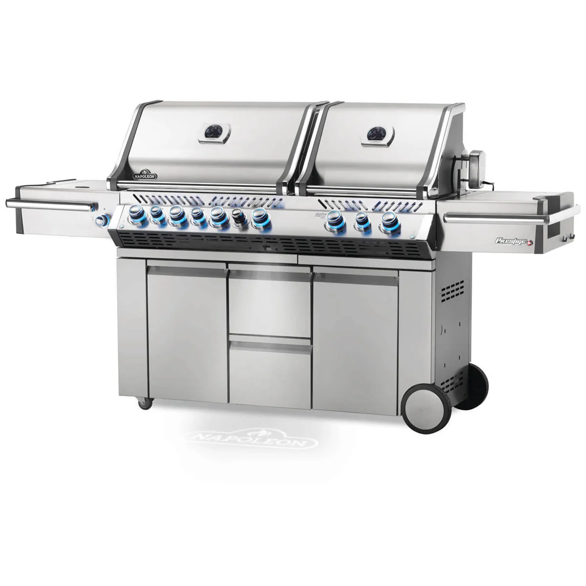 Napoleon Prestige PRO™ 825 Gas Grill with IR Rear & Bottom Burners, and Power Side Burner - PRO825RSBINSS-3/PRO825RSBIPSS-3 - Image 2