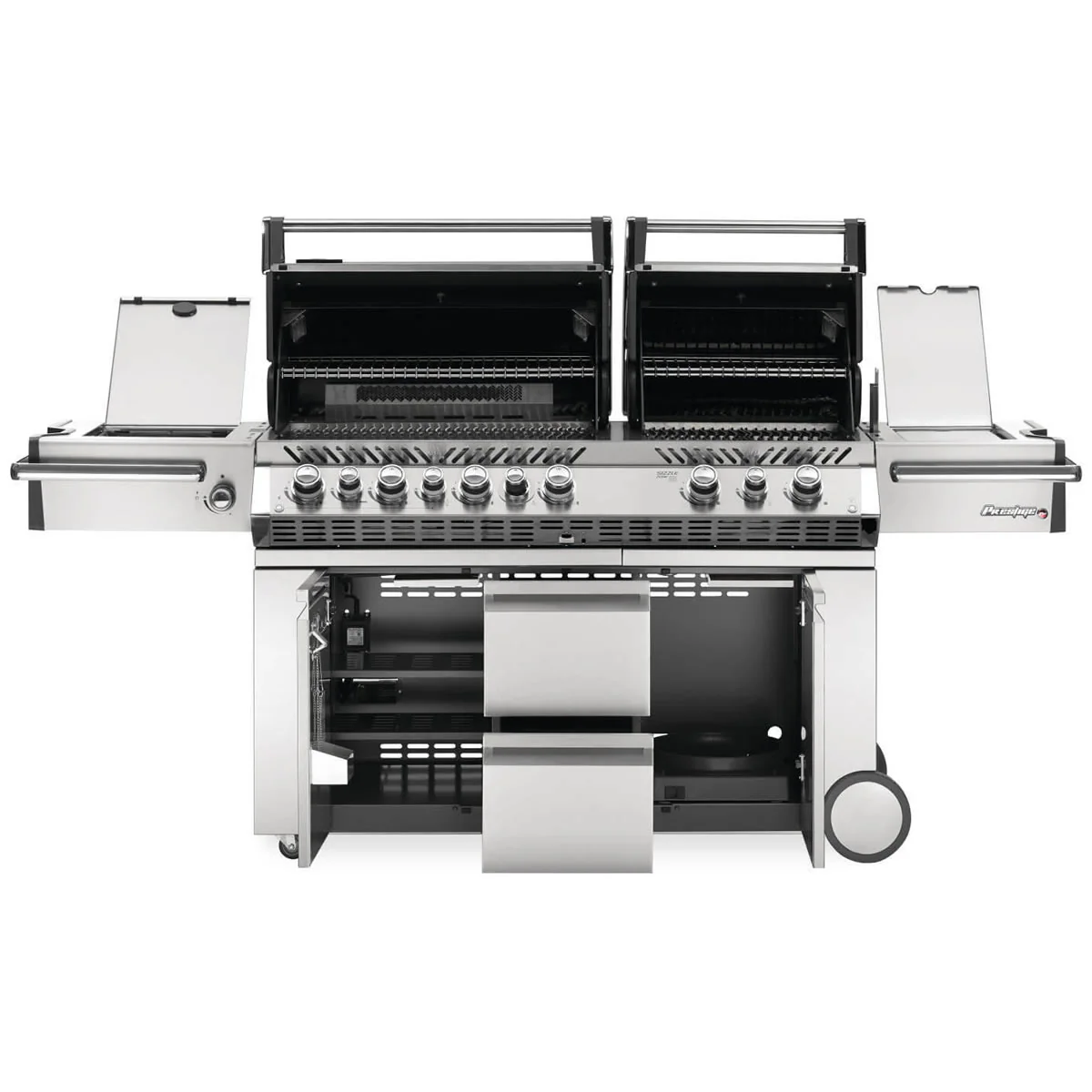 Napoleon Prestige PRO™ 825 Gas Grill with IR Rear & Bottom Burners, and Power Side Burner - PRO825RSBINSS-3/PRO825RSBIPSS-3 - Image 3