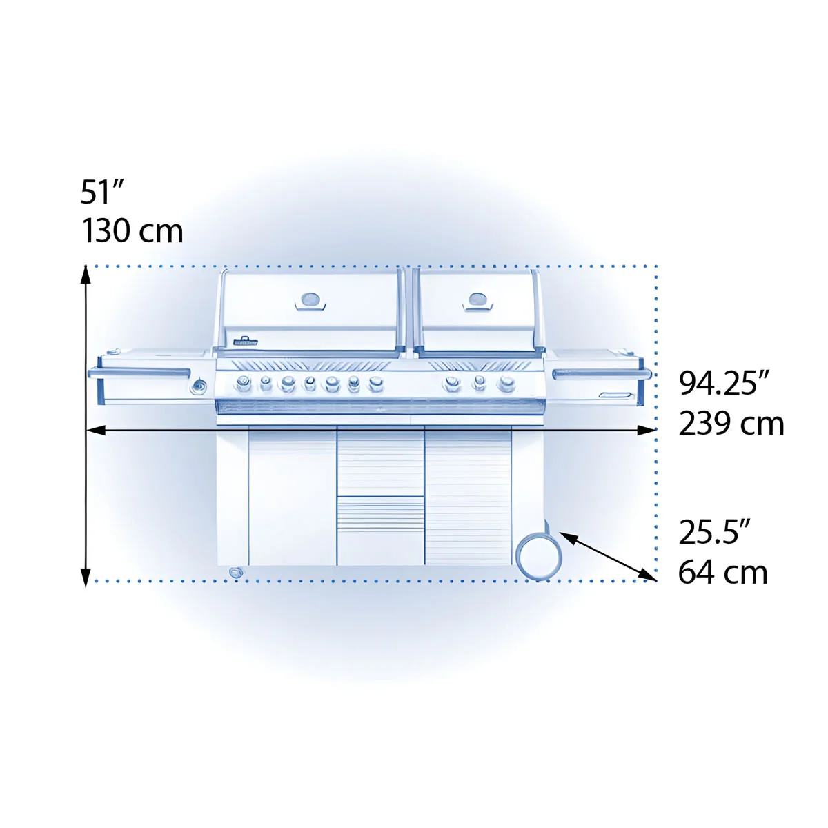 Napoleon Prestige PRO™ 825 Gas Grill with IR Rear & Bottom Burners, and Power Side Burner - PRO825RSBINSS-3/PRO825RSBIPSS-3 - Image 4