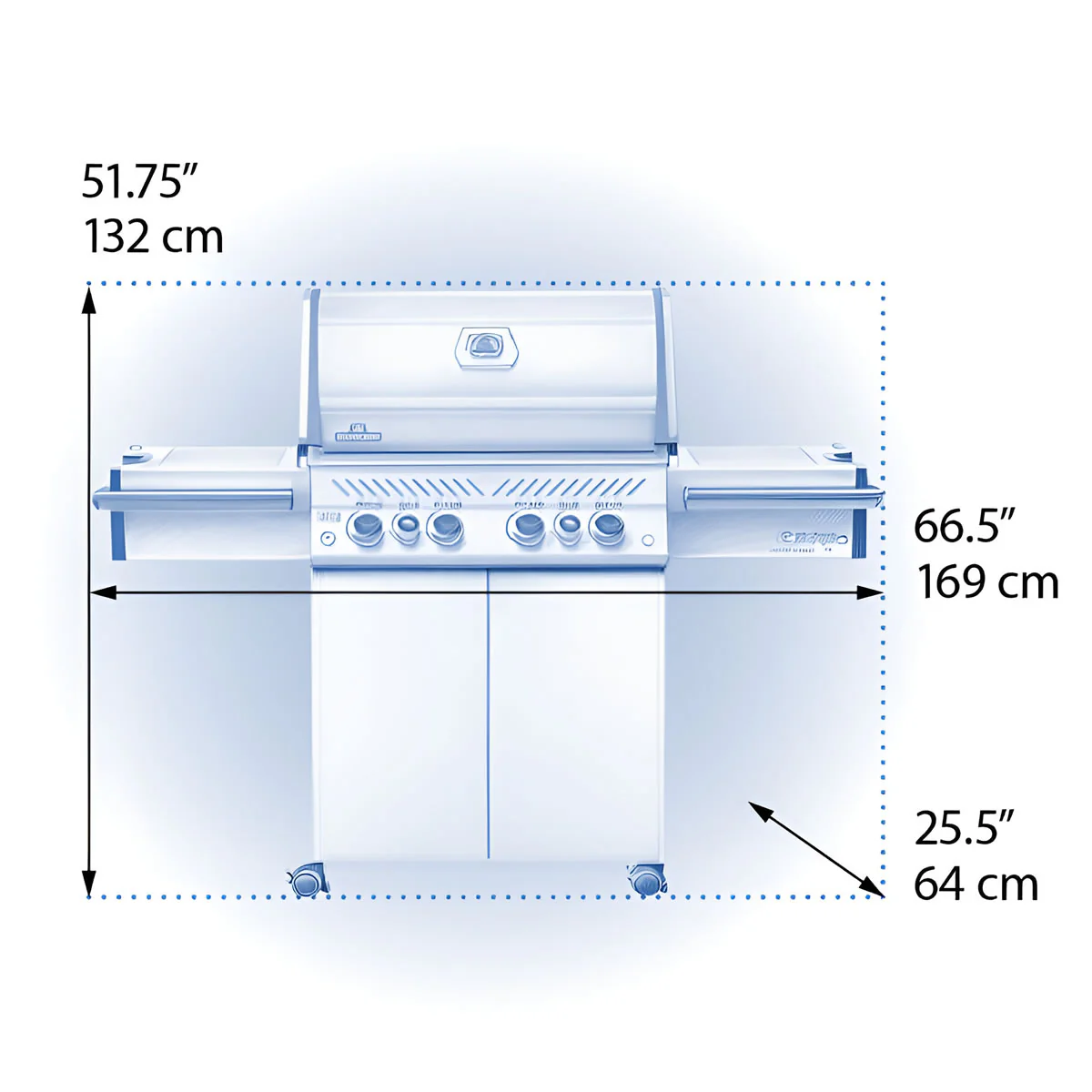 Napoleon Prestige PRO™ 500 Gas Grill with IR Rear and Side Burners - PRO500RSIBNSS-3/PRO500RSIBPSS-3 - Image 5