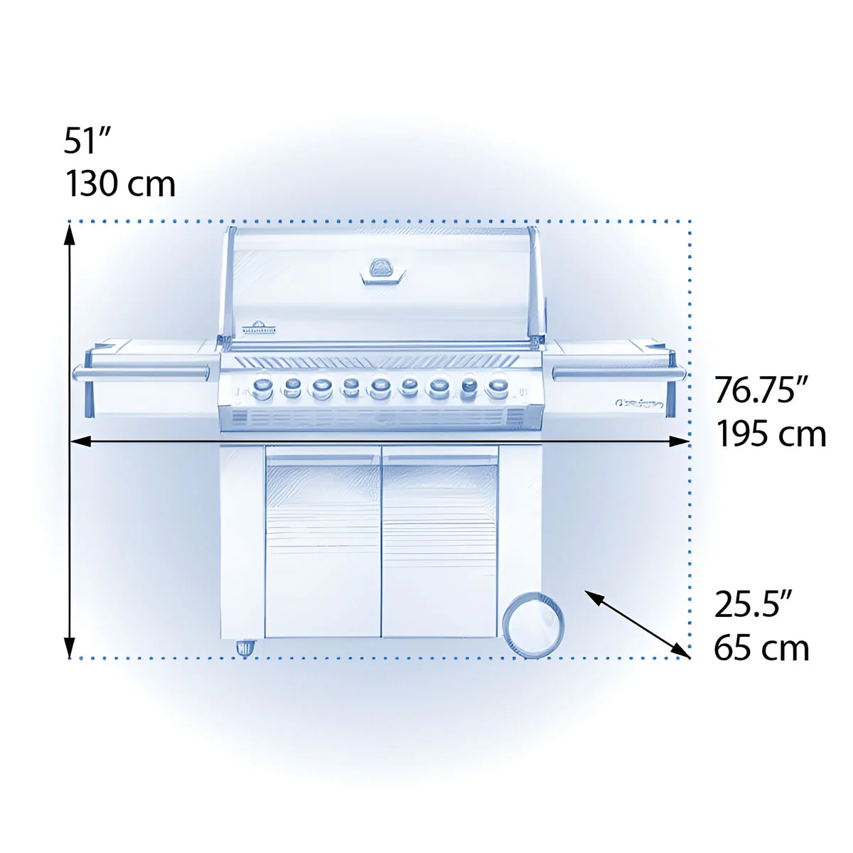 Napoleon Prestige PRO™ 665 Gas Grill with IR Rear and Side Burners - PRO665RSIBNSS-3/PRO665RSIBPSS-3 - Image 4