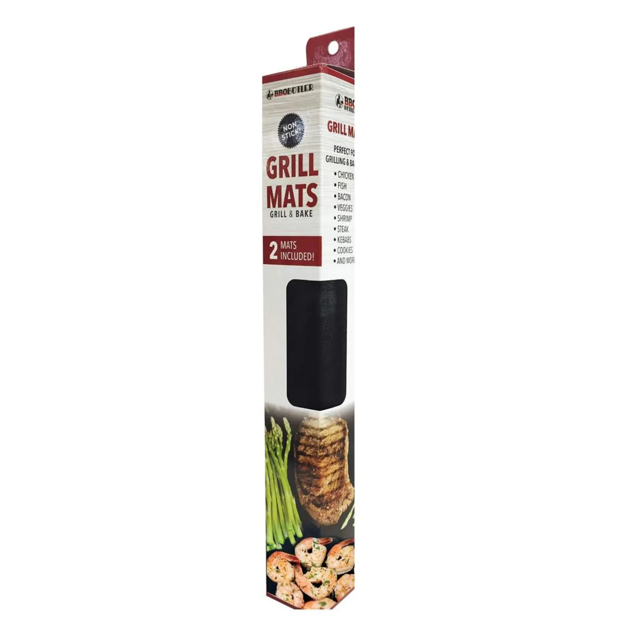 Non-Stick Solid Grill Mat - 2 Pack - Image 3