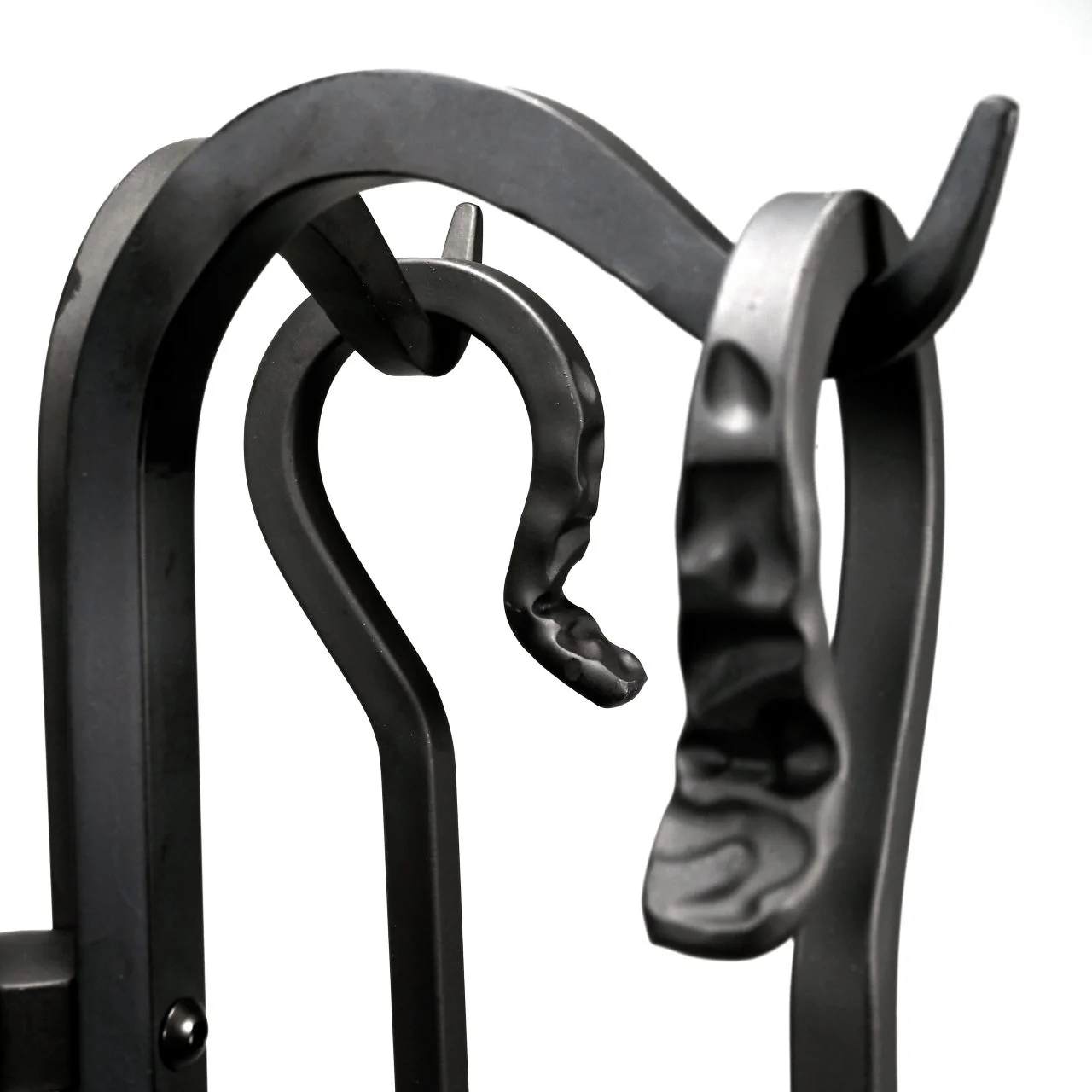 Pilgrim 5 Piece Forged Hearth Fireplace Tools - Matte Black - Image 5