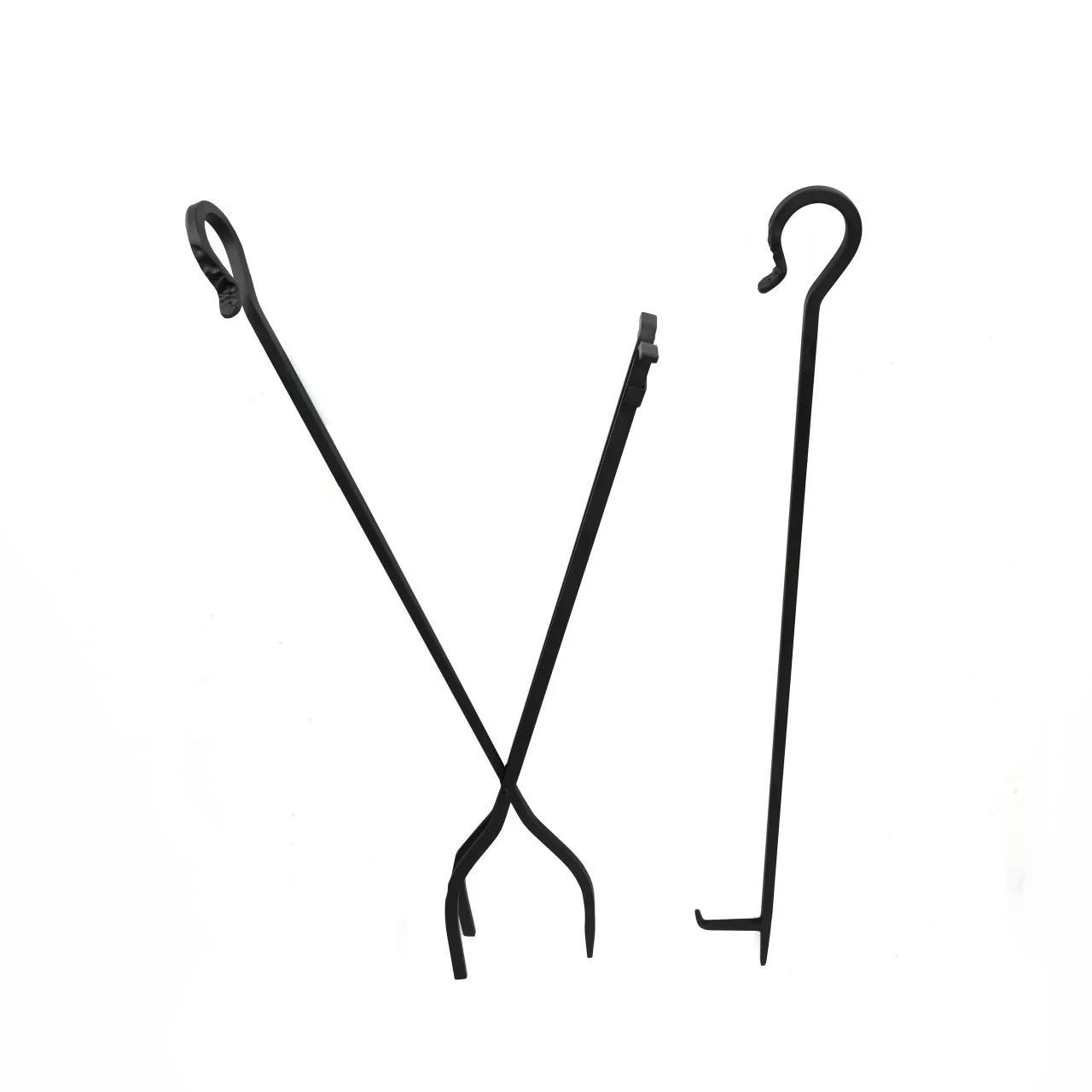 Pilgrim 5 Piece Forged Hearth Fireplace Tools - Matte Black - Image 6