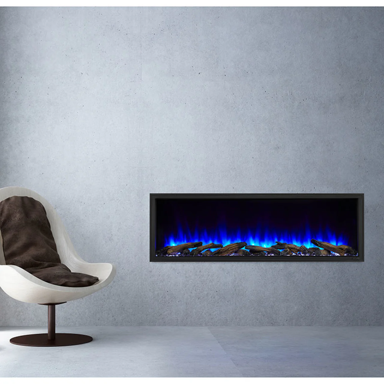 SimpliFire 55" Scion Clean-Face Linear Electric Fireplace - SF-SC55-BK - Image 5
