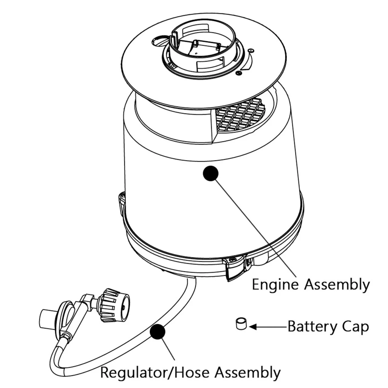 SkeeterVac 3100 Replacement Head - Image 2