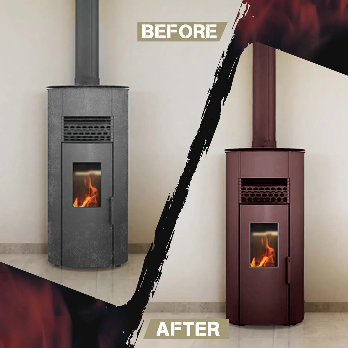 Stove Bright High Temp Paint - Bark Brown - 8126 - Image 7