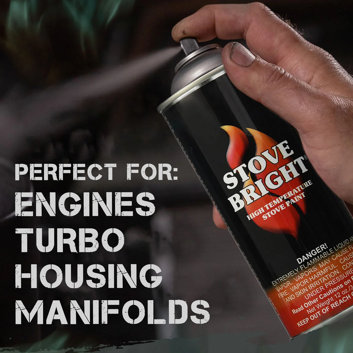 Stove Bright High Temp Paint - Charcoal -  8108 - Image 6