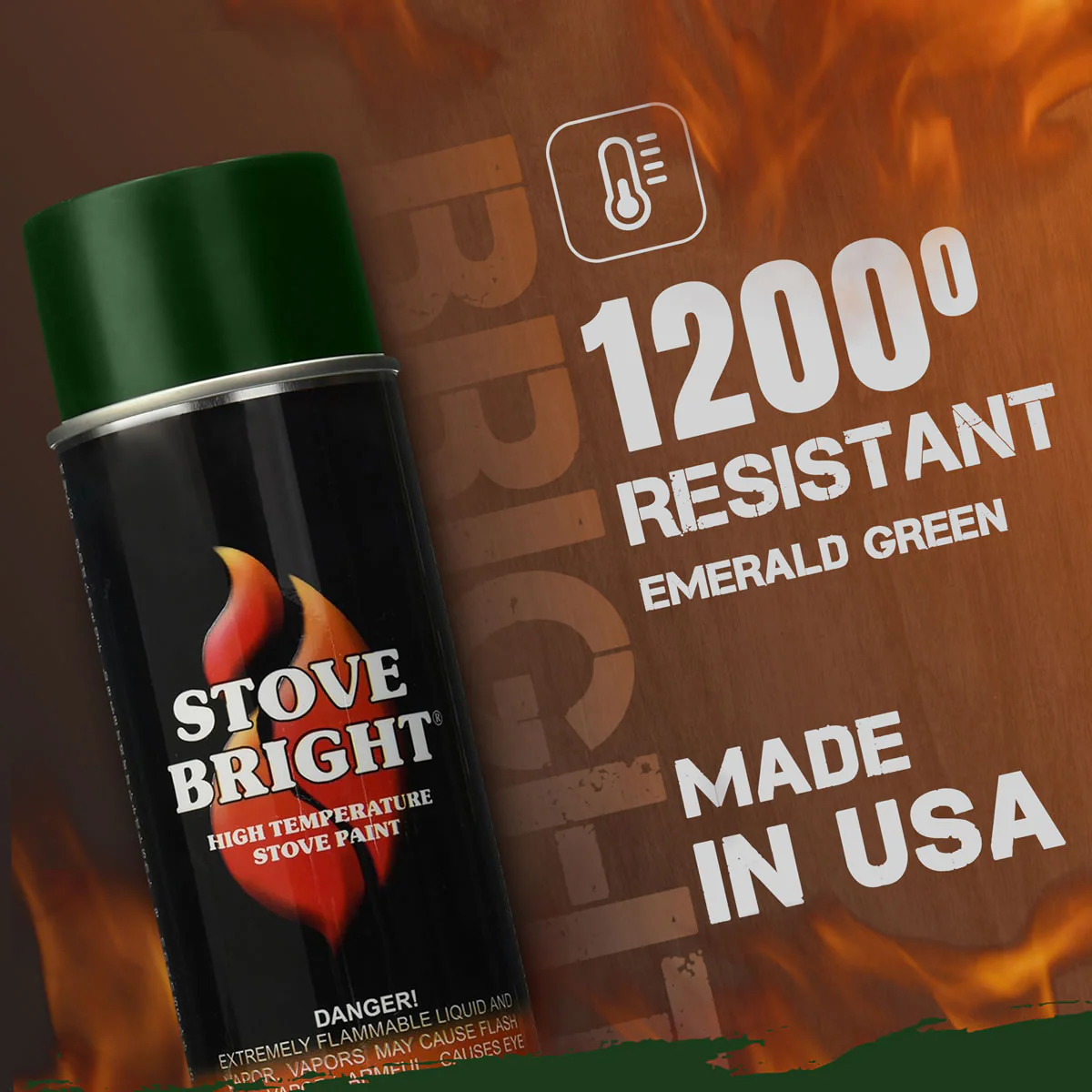 Stove Bright High Temp Paint - Emerald Green - 8150 - Image 3