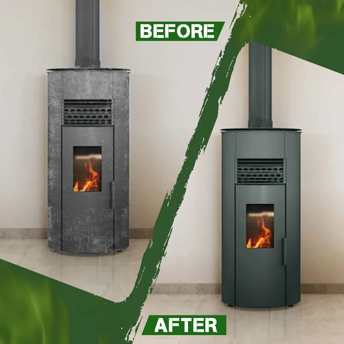 Stove Bright High Temp Paint - Forest Green - 8134 - Image 7