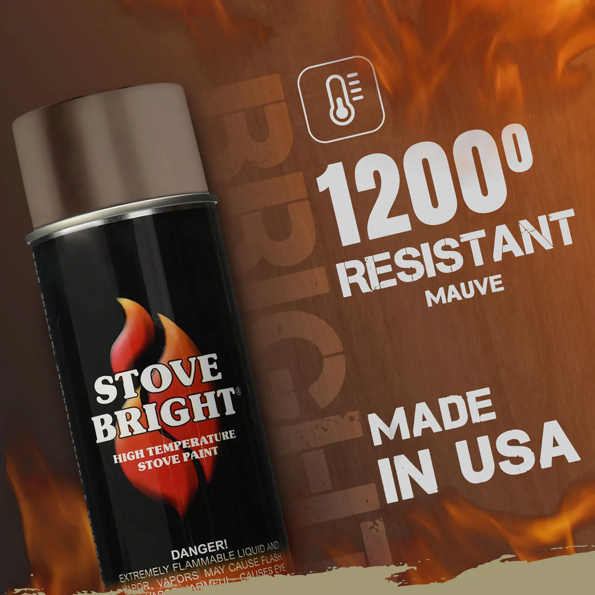 Stove Bright High Temp Paint - Mauve - 8120 - Image 3