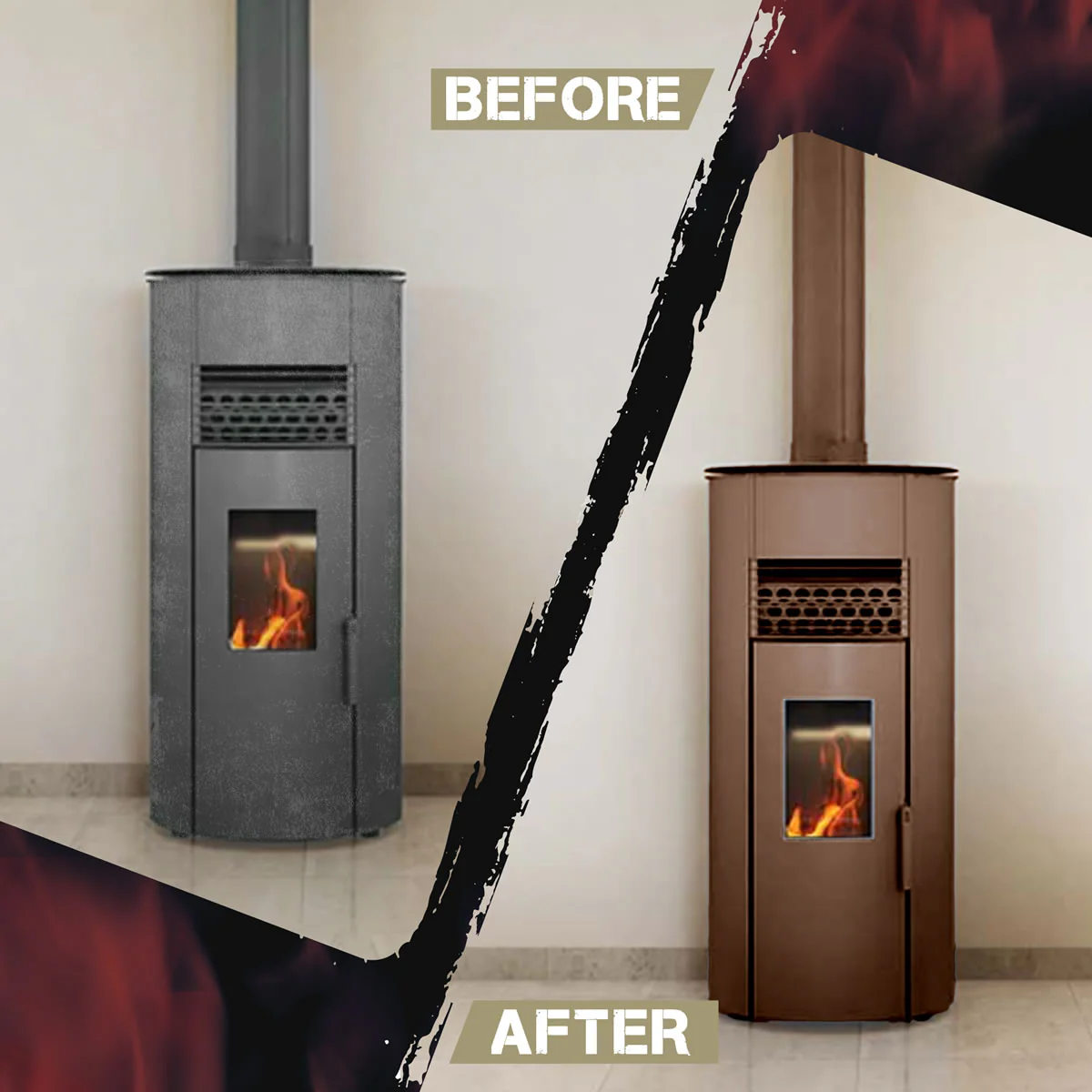 Stove Bright High Temp Paint - Mauve - 8120 - Image 7