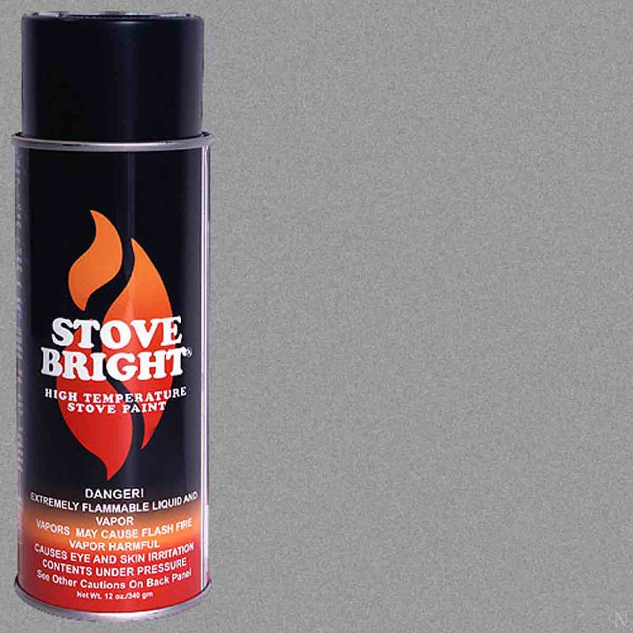 Stove Bright High Temp Paint - Metallic Gray - 8118 - Image 2