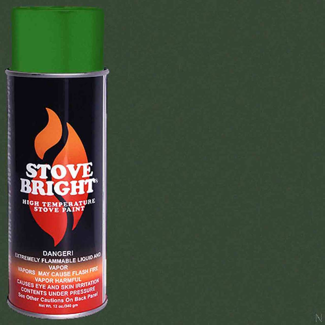 Stove Bright High Temp Paint - Metallic Moss Green - 8133 - Image 2
