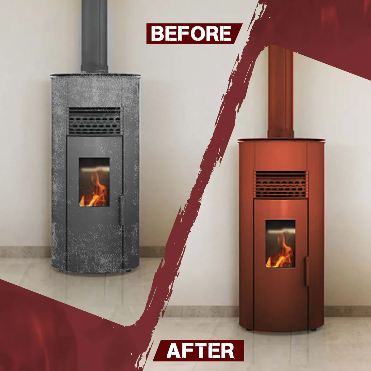 Stove Bright High Temp Paint - Mojave Red - 8138 - Image 7