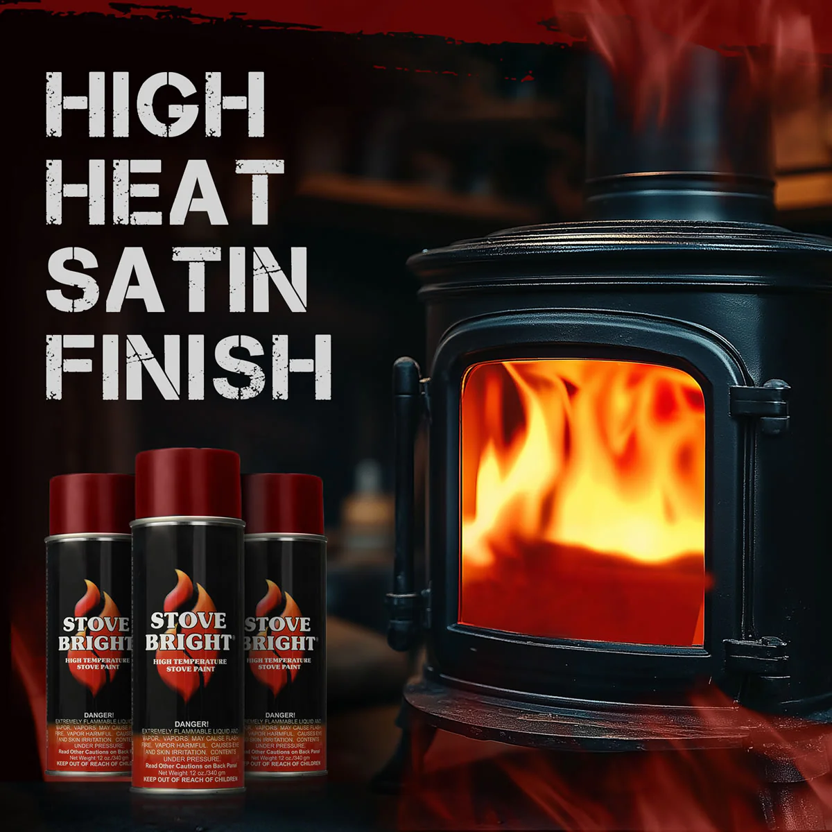 Stove Bright High Temp Paint - Mojave Red - 8138 - Image 8