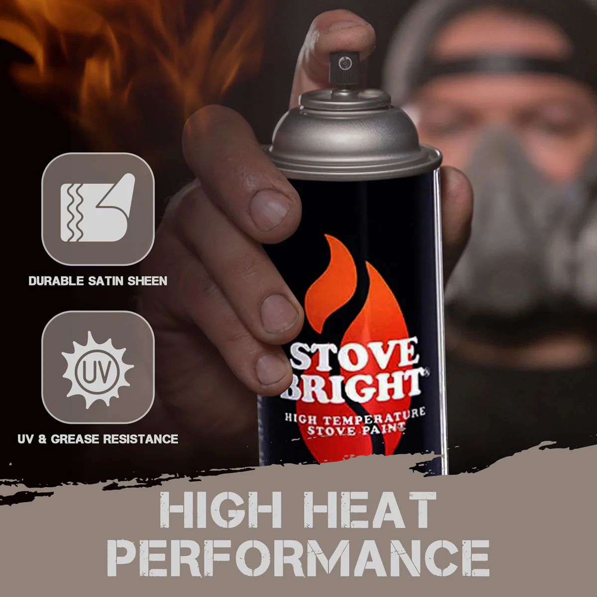Stove Bright High Temp Paint - New Bronze - 8107 - Image 5