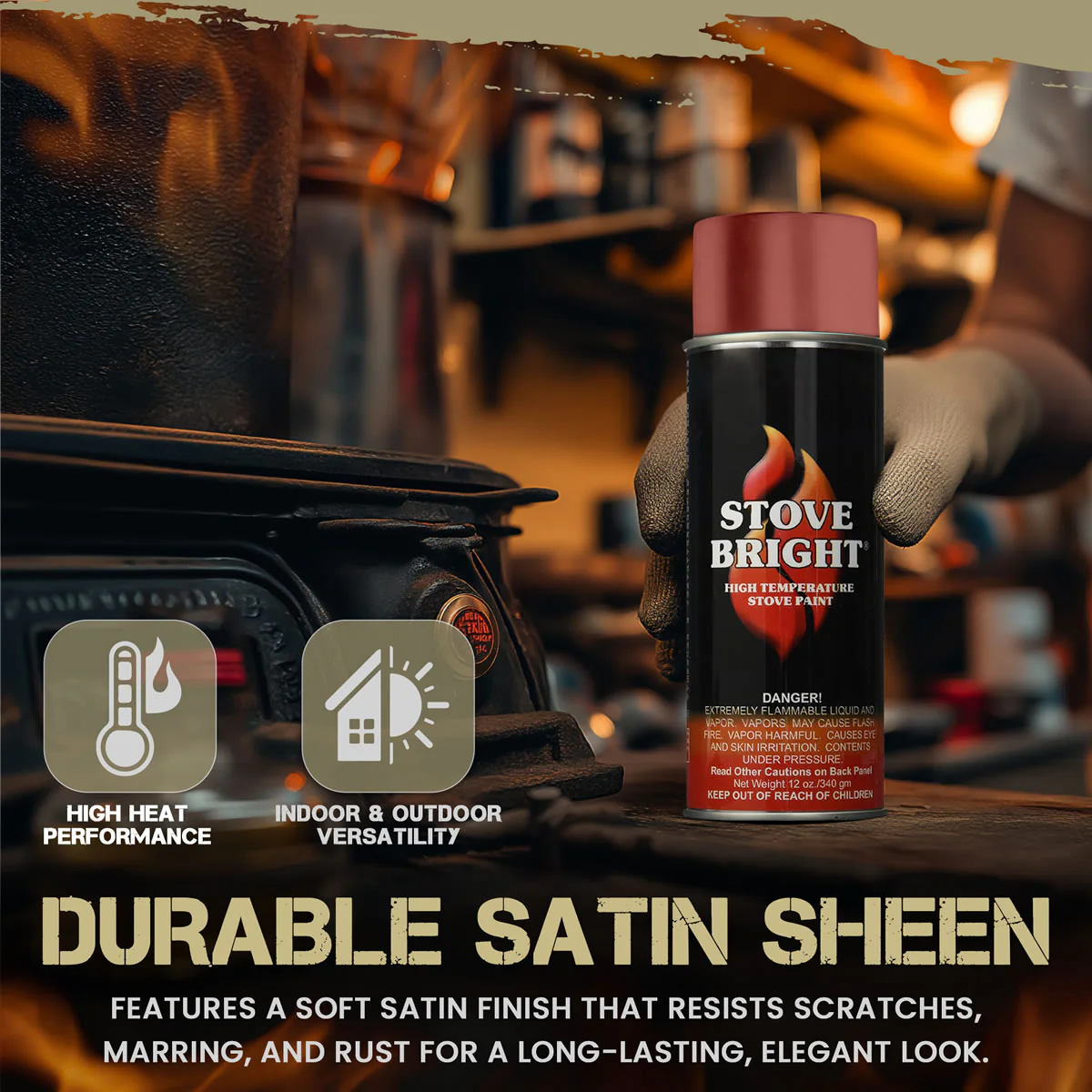 Stove Bright High Temp Paint - Primer - 8132 - Image 4
