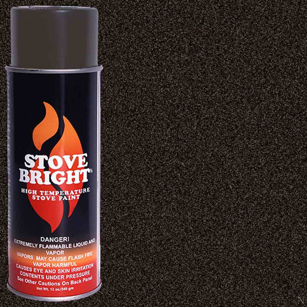 Stove Bright High Temp Paint - Rich Brown Metallic - 8124 - Image 2