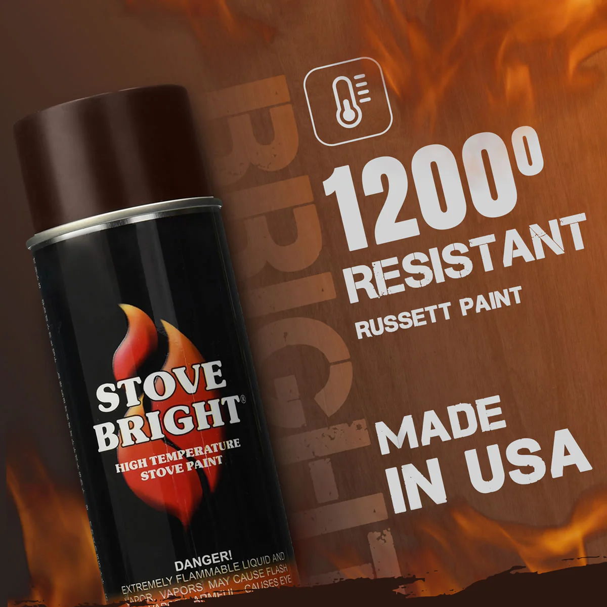 Stove Bright High Temp Paint - Russett - 8102 - Image 3