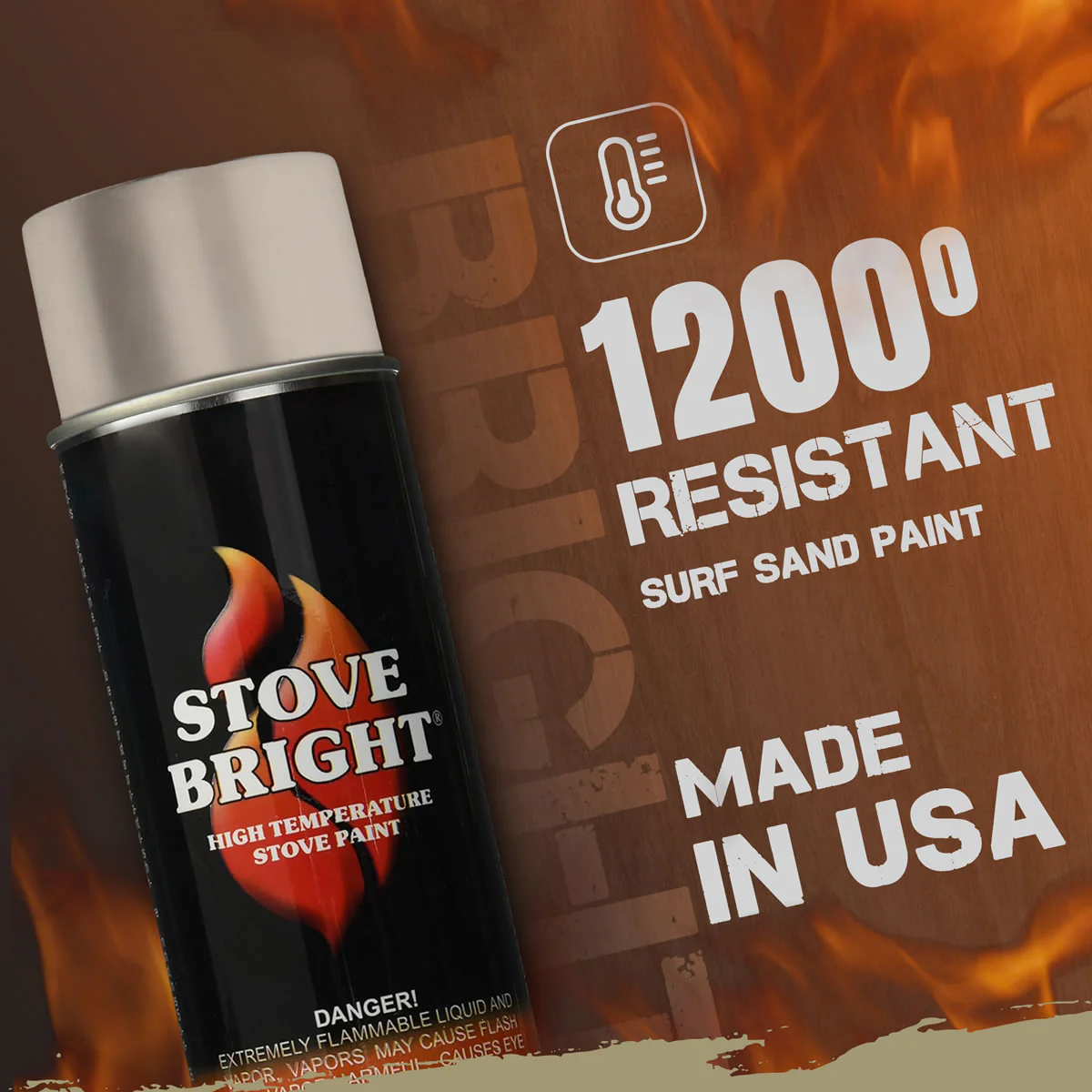 Stove Bright High Temp Paint - Sand - 8125 - Image 3