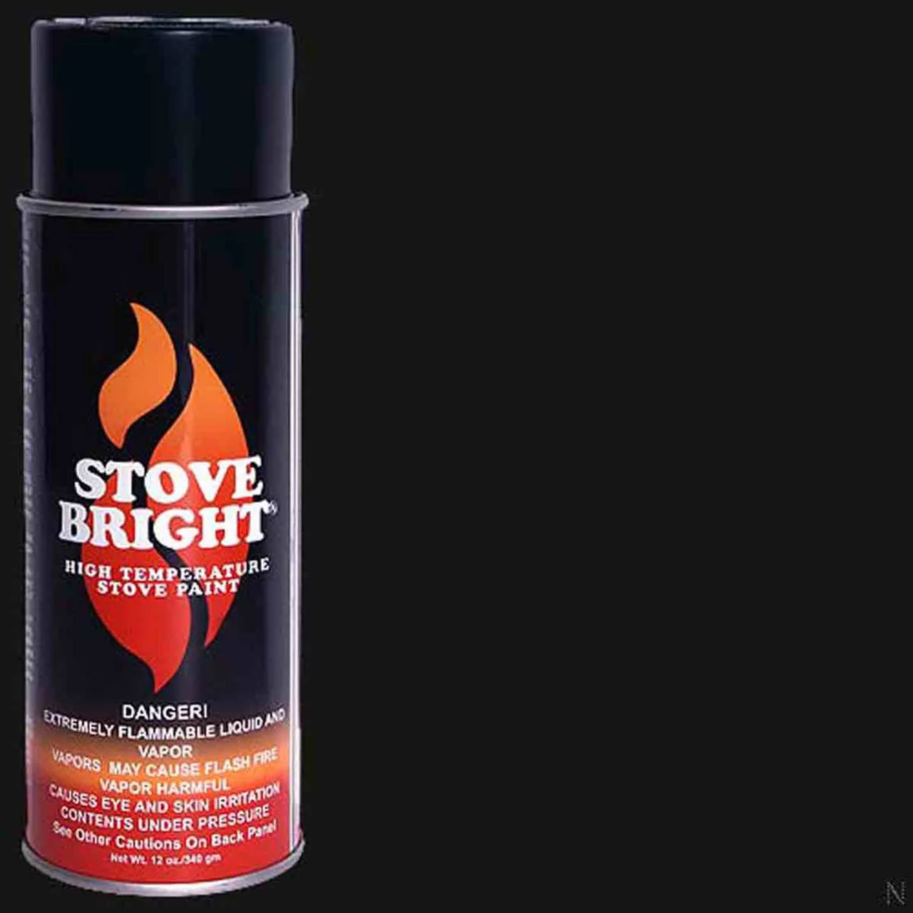 Stove Bright High Temp Paint - Satin Black Paint - 8116 - Image 2