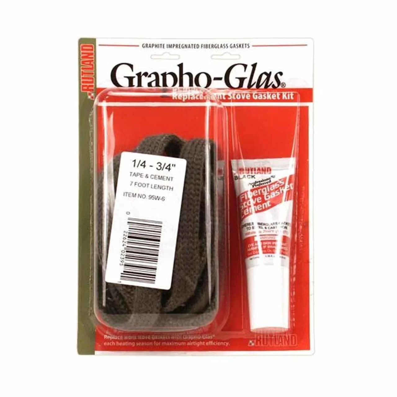 Stove Gasket Kits - 3/4 x 1/4" Tape - 84" Long
