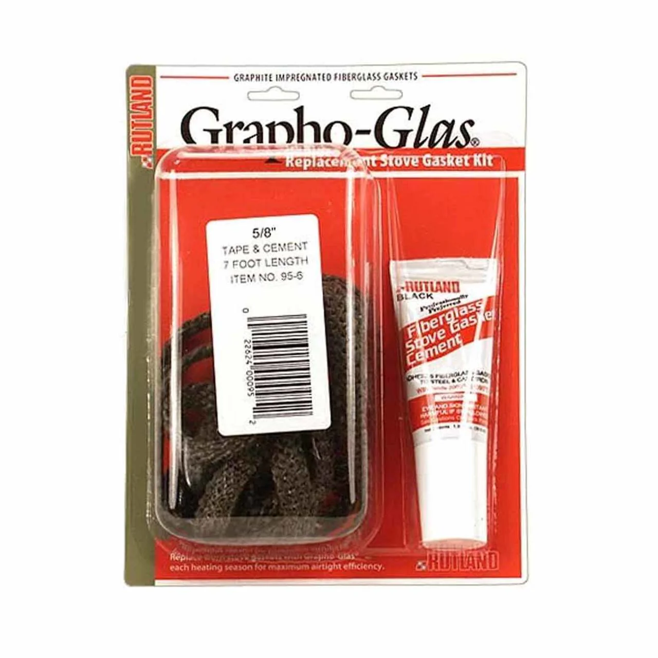 Stove Gasket Kits - 5/8" Tape - 84" Long