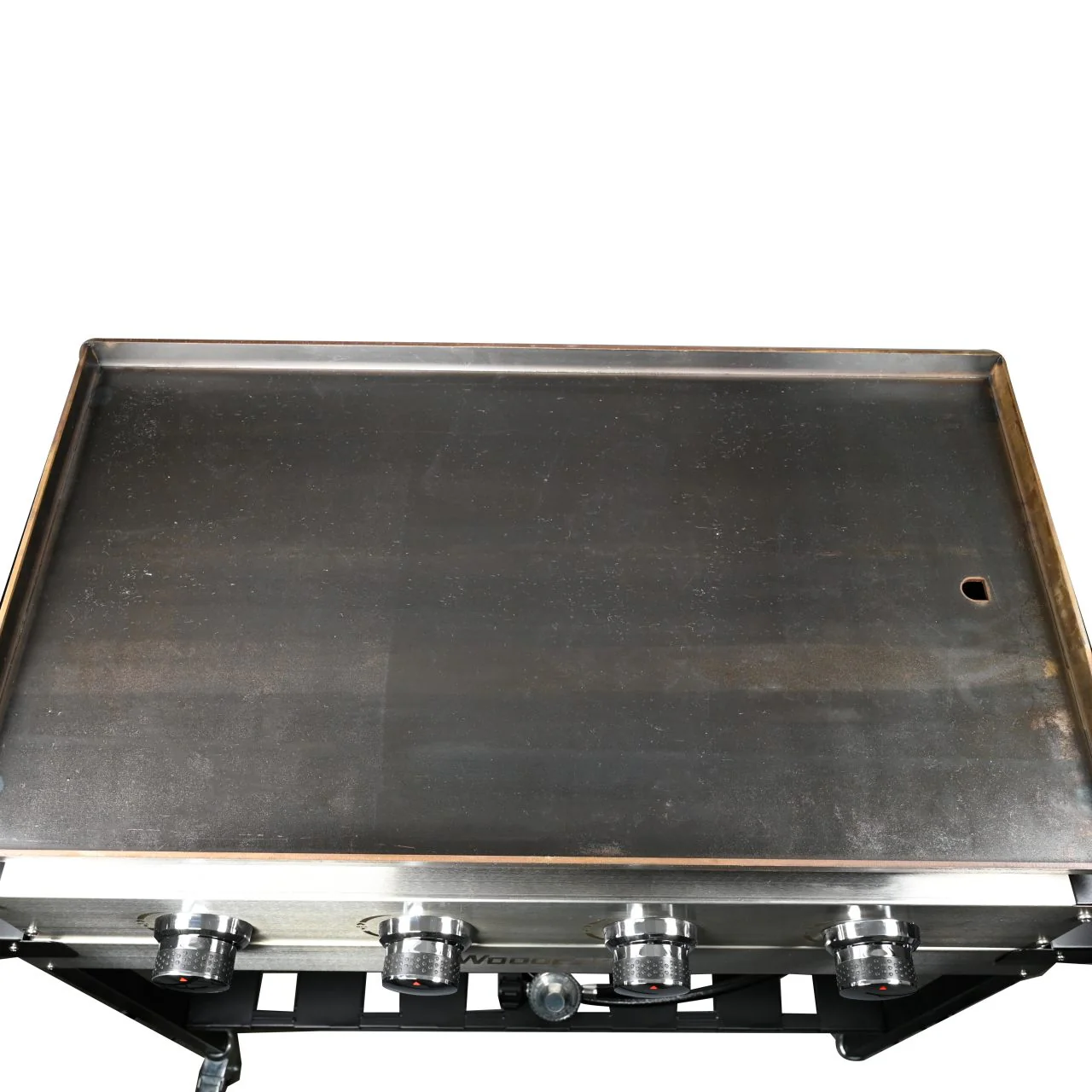 WoodEze 4-Burner Flat Top Griddle Gas Grill - Black and Stainless Steel - Image 10