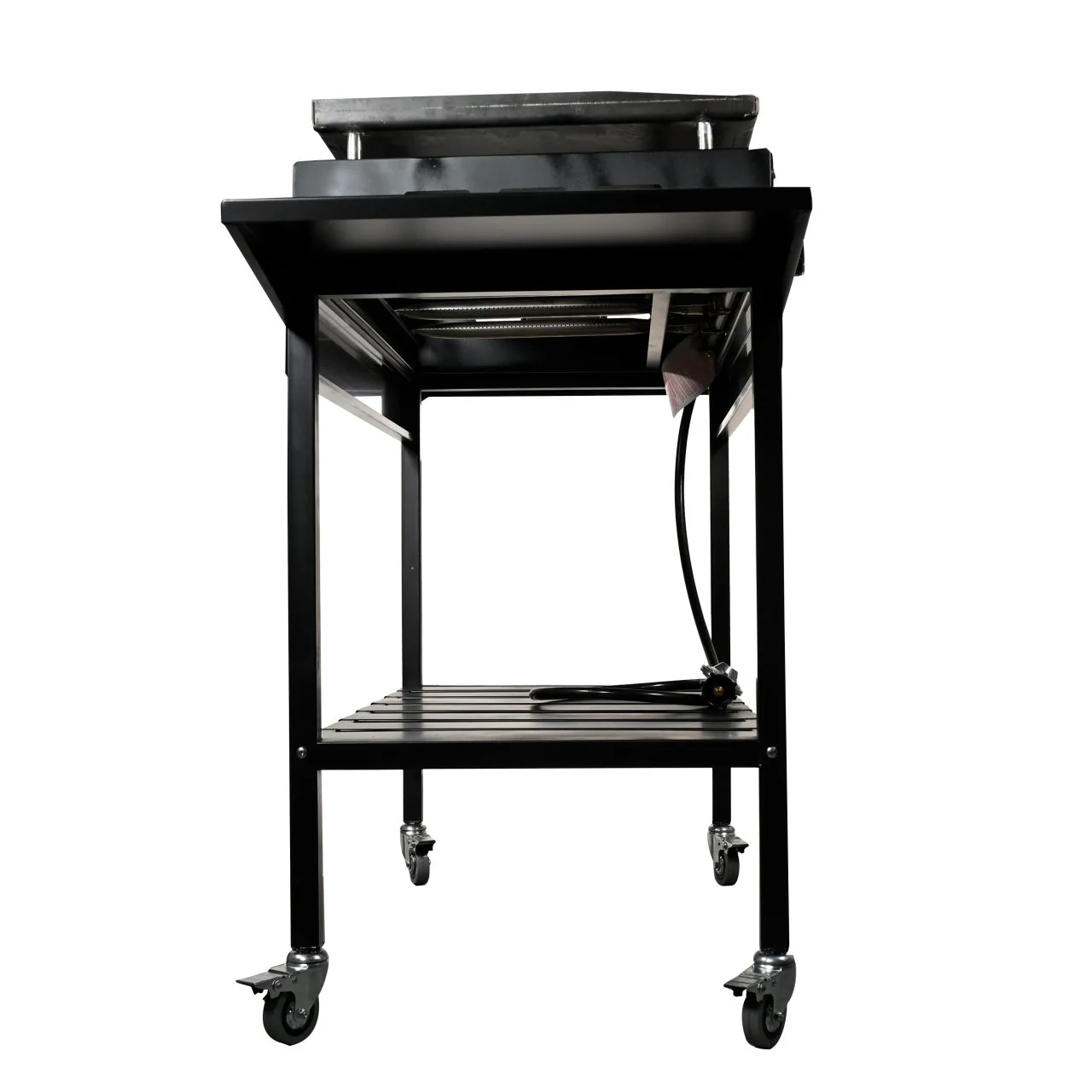 WoodEze 4-Burner Flat Top Griddle Gas Grill - Black and Stainless Steel - Image 14