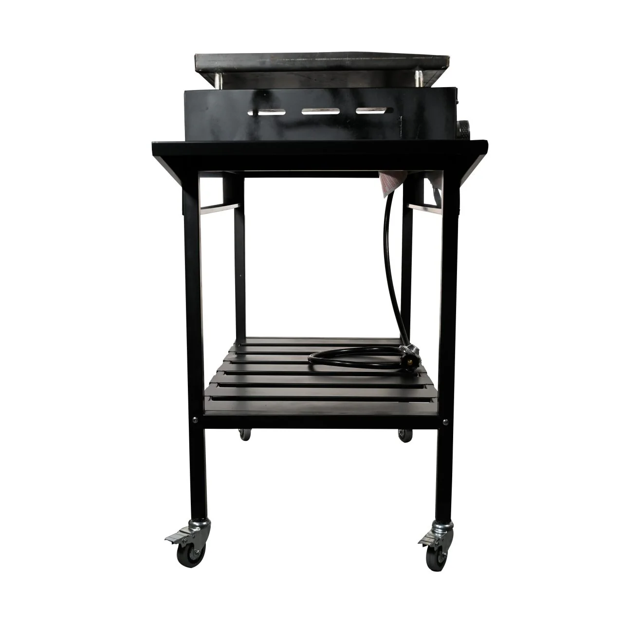 WoodEze 4-Burner Flat Top Griddle Gas Grill - Black and Stainless Steel - Image 15