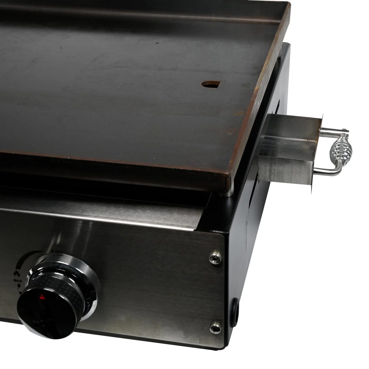 WoodEze 4-Burner Flat Top Griddle Gas Grill - Black and Stainless Steel - Image 19