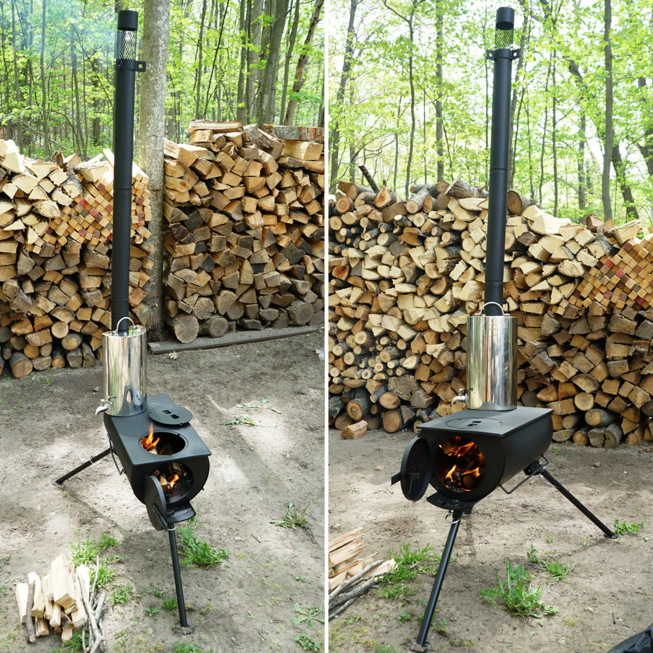 Woodeze Camping Stove in Black - Image 12