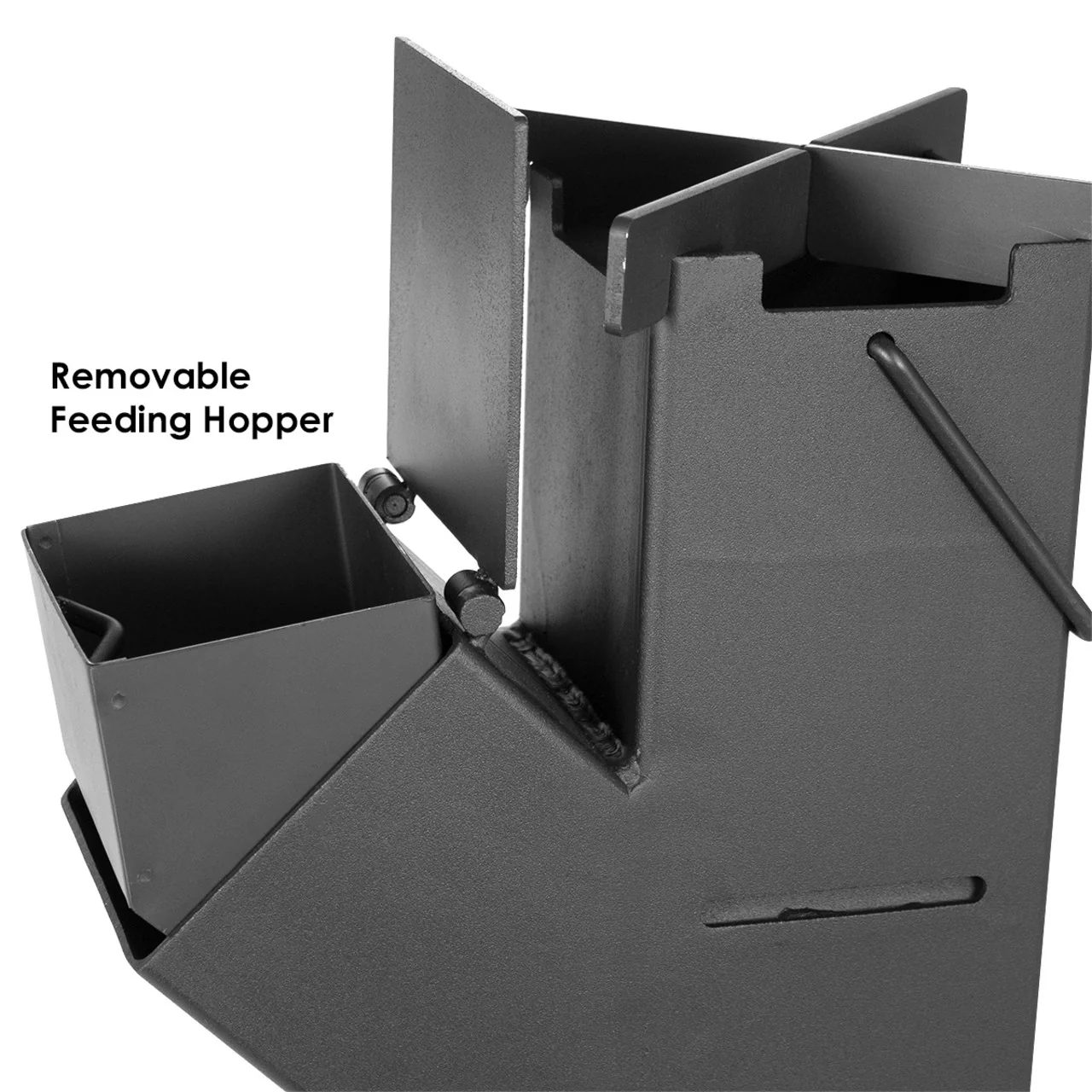 Woodeze Portable Small Black Rocket Stove - Image 4