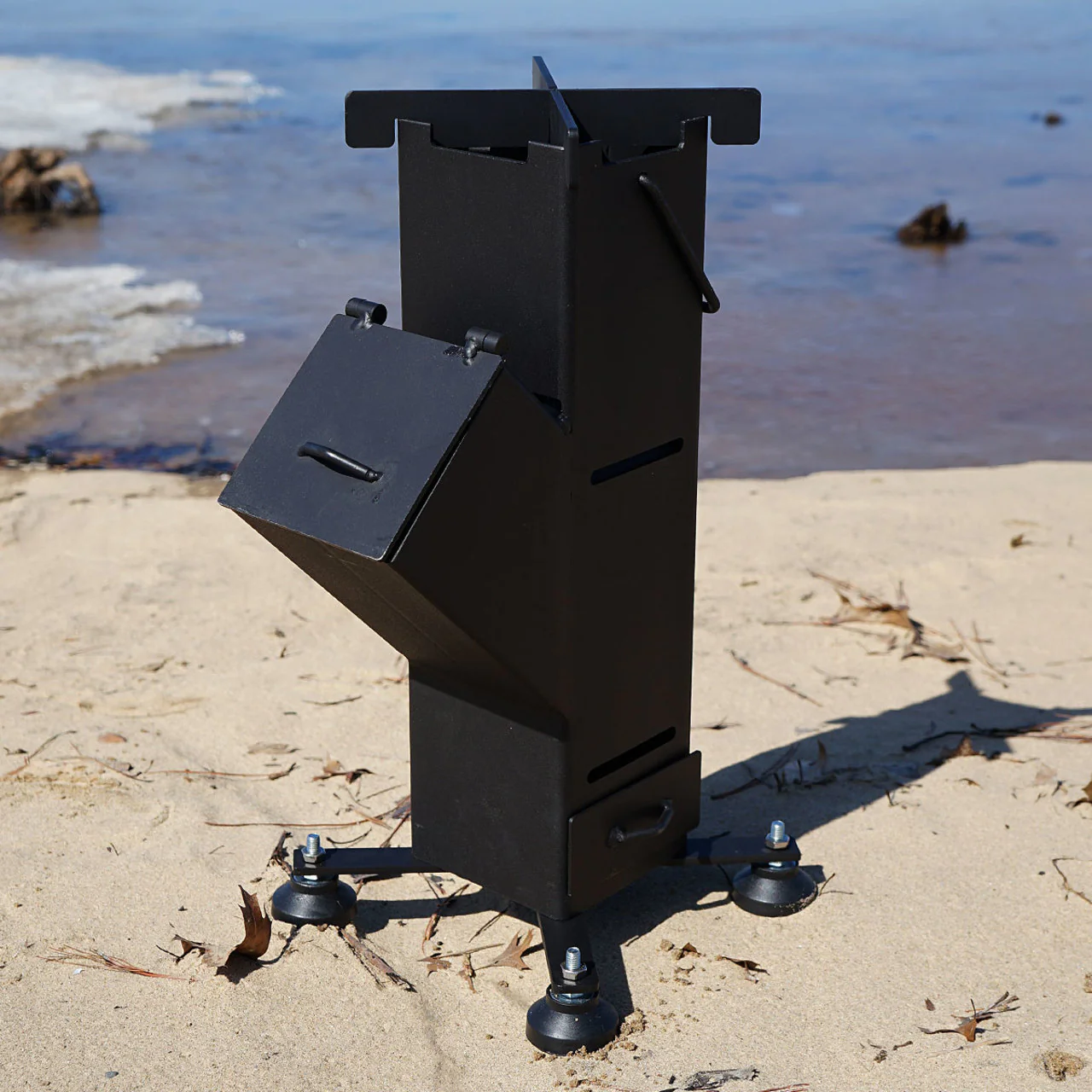 Woodeze Portable Small Black Rocket Stove - Image 7