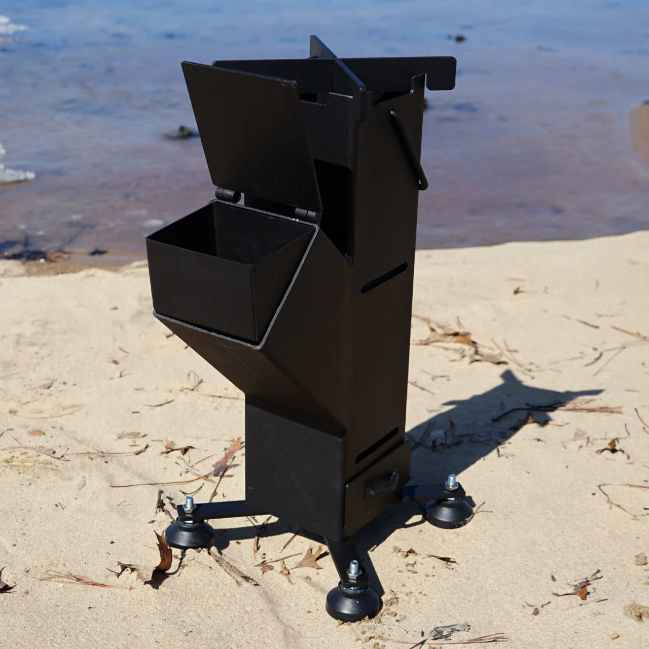 Woodeze Portable Small Black Rocket Stove - Image 8