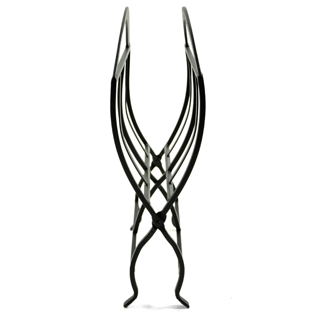 Black Wrought Iron Log Holder - Image 5