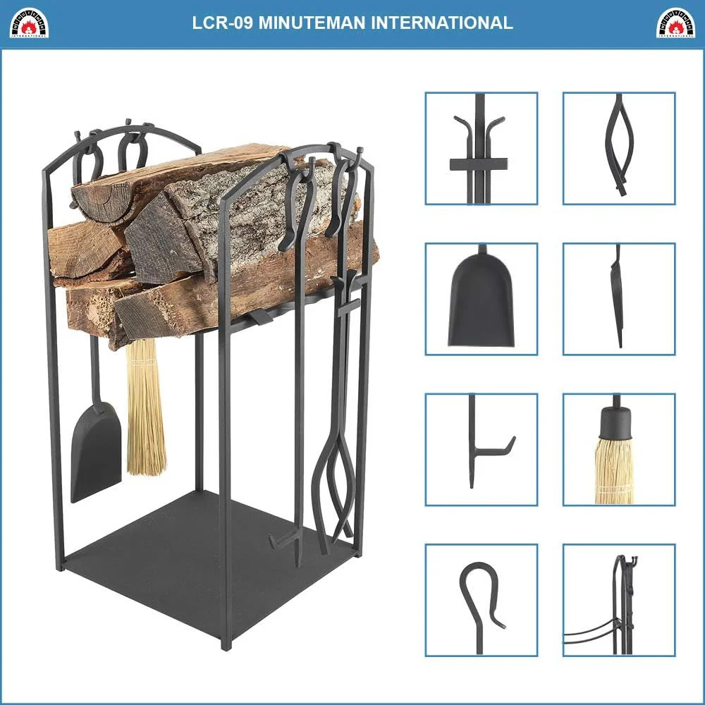 Wrought Iron Wood Holder - Image 5